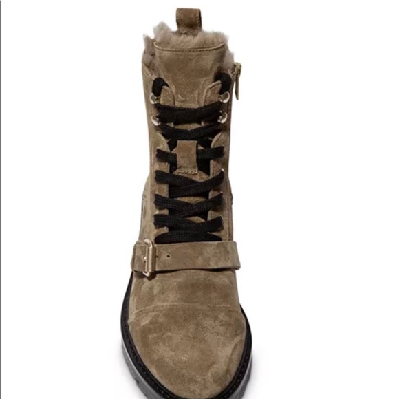 All Saints Tan Ankle Boots - Picture 3 of 6